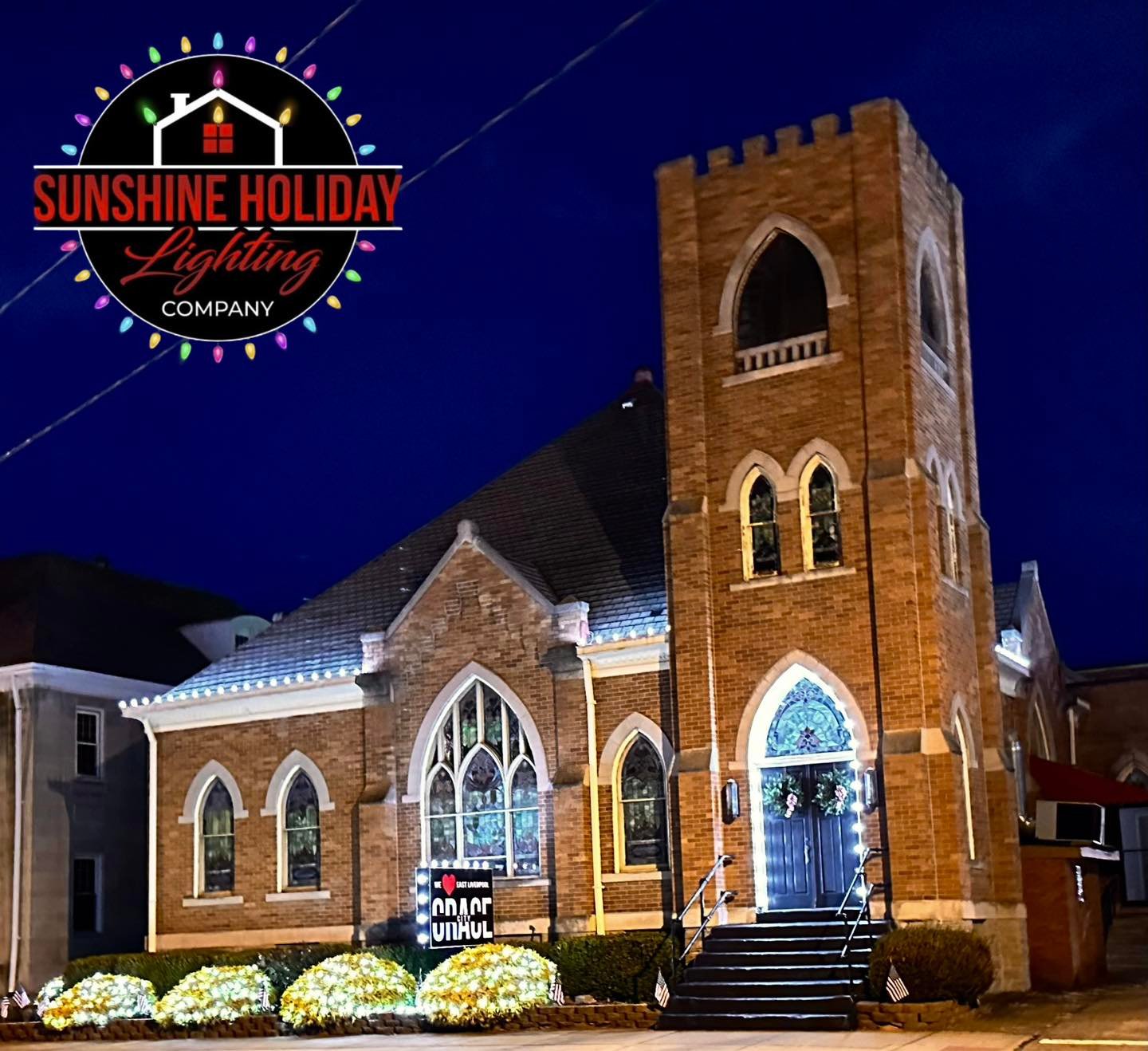 commercial christmas lights installation east liverpool oh